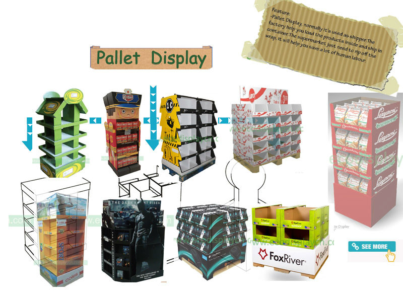 cardboard display unit /cardboard lollipop display stand