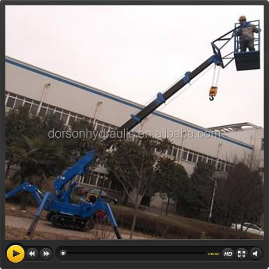 中国新しい3 t折りたたみスーパーミニスパイダーマンクレーン仕入れ・メーカー・工場