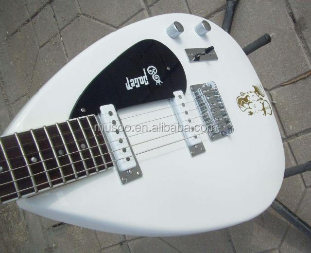 ティアドロップスタイルmusooブランドのエレキギター白い色で( mi900)仕入れ・メーカー・工場