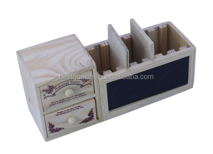 Creative Wooden Blackboard Pen Holder Fashion Handmade Double Drawer Pencil Vase Home&office Desktop Decor Storage Box (13).jpg