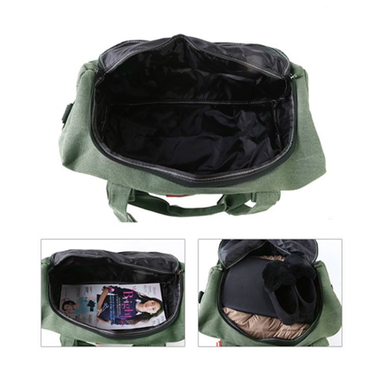 Roihao popular sport travel bag, latest durable canvas duffle bag for gym