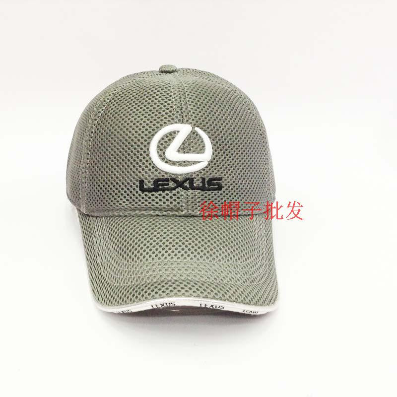 Wholesale baseball hat with inwrought Lexus Car Logo picture sunbonnet for F1 motor racing with air hole sport peaked cap (3)