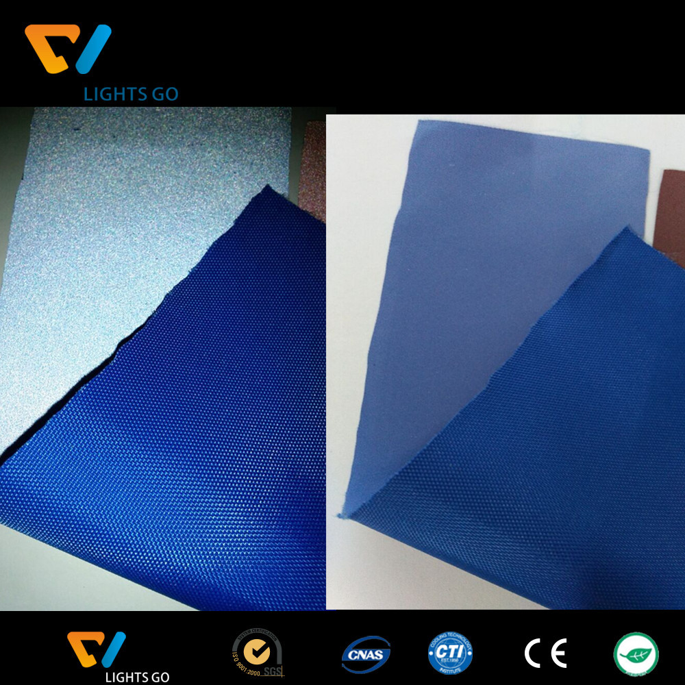 600D reflective fabric blue
