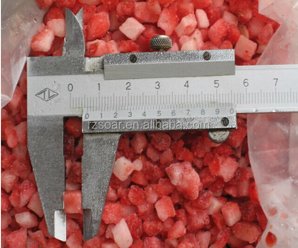 2014 new crop IQF/ frozen strawberry cube/dice