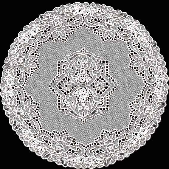 lacemat, lace sweet round plastic lace tablecloth/dinner mat/place mat