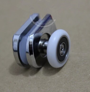 Description Picture 5 of itemshower room accessories Shower room wheels spring wheel curved glass door swing round circarc bathroom sliding door pulley