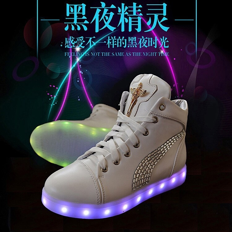 zapatos led
