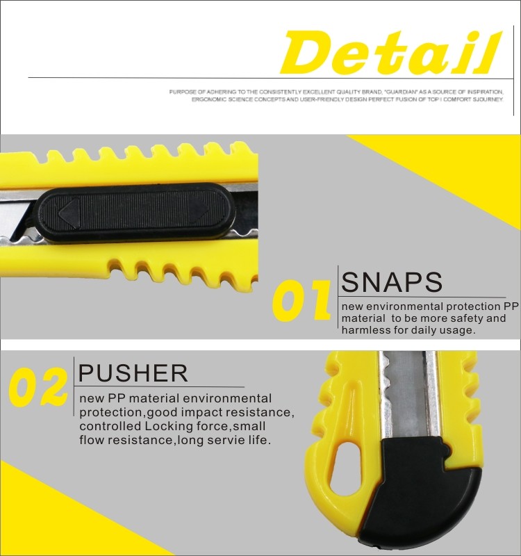 9mm Sliding Blade Cutter Knife Uses For Wholesale Home/outdoor/office
