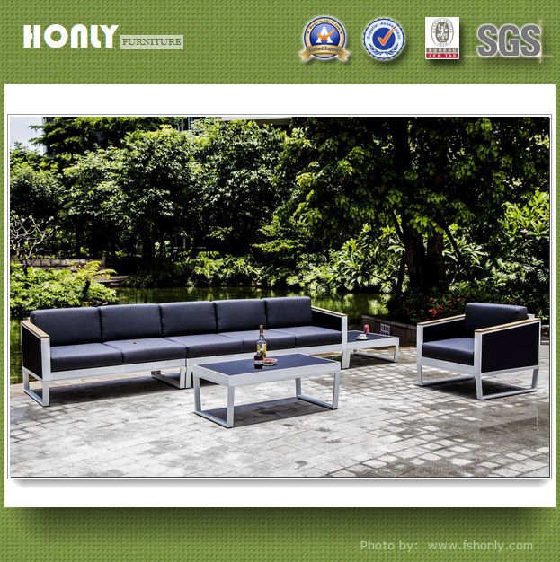 Unique aluminum frame sling outdoor sofa set new designs