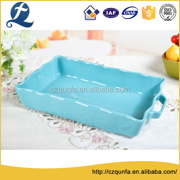 Multi color high hardness ceramic bakeware tableware