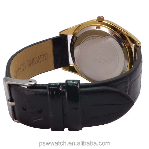 Hot selling watch factory miyota movt IPG leather strap watch shenzhen OEM/ODM promotional watch
