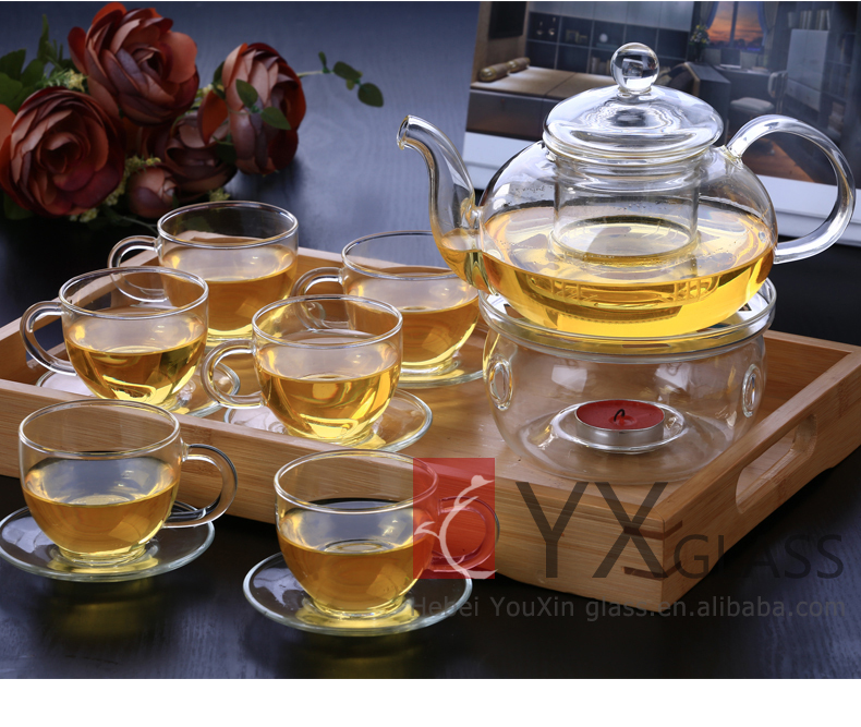 販売上の250ミリリットル2015茶のガラスポット! 透明な耐熱ティーポットとガラスのティーポット仕入れ・メーカー・工場