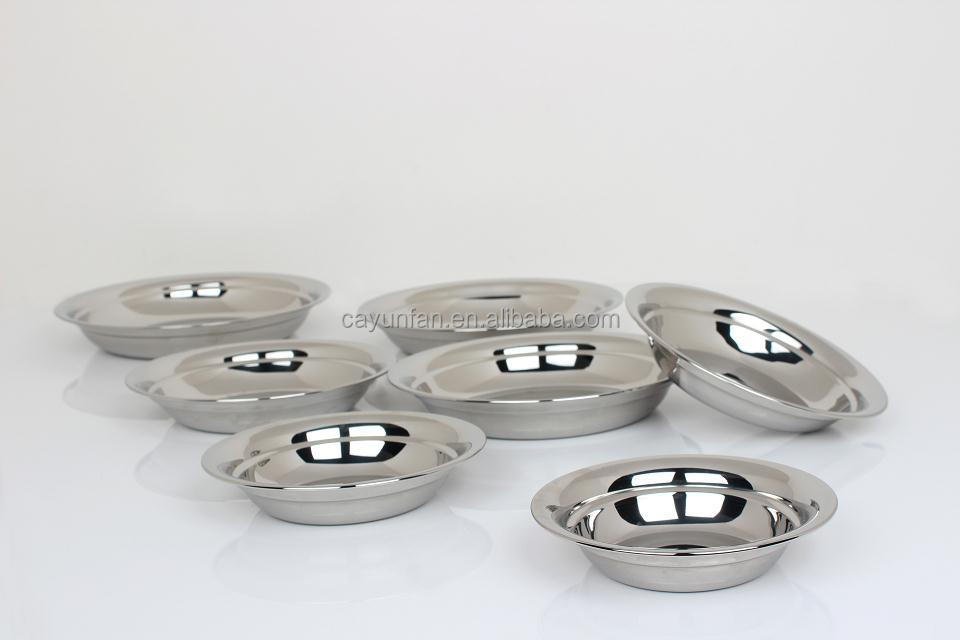 異なるサイズのフードプレートノン/- 磁気スープ洗面器セット/me<em></em>talフルーツプレートセット問屋・仕入れ・卸・卸売り