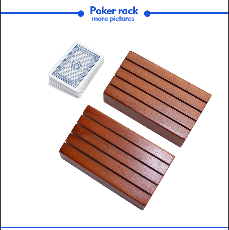 wooden poker set
