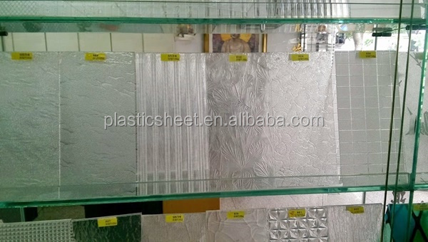 Polystyrene Sheets Pattern Plexiglass Decorative Plastic Sheet