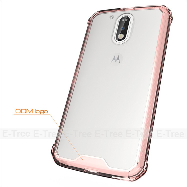 soft TPU phone back cover case for Motorola G4 Plus