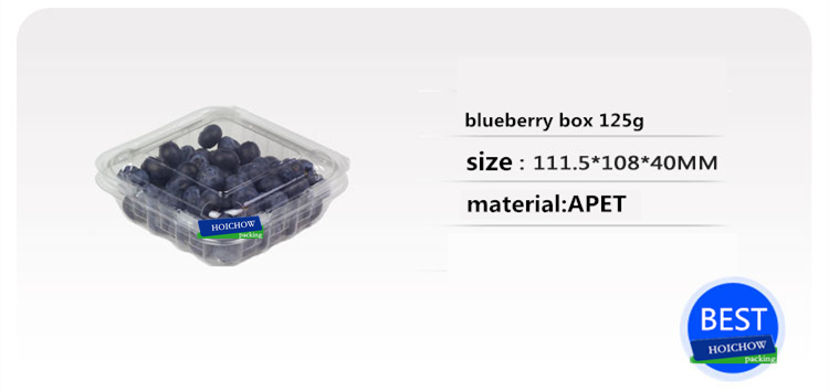 人気のホット販売スーパー125g250g150グラム明確なブリスターが必要とするプラスチック製の果物の包装ボックス仕入れ・メーカー・工場