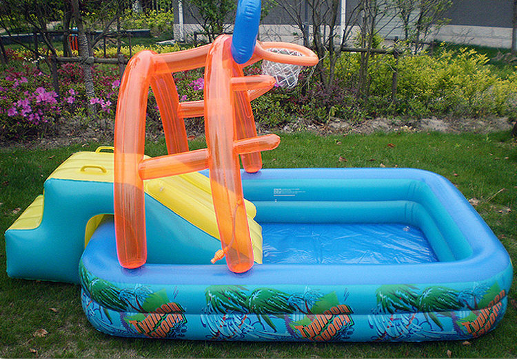 basketball inflatable pool