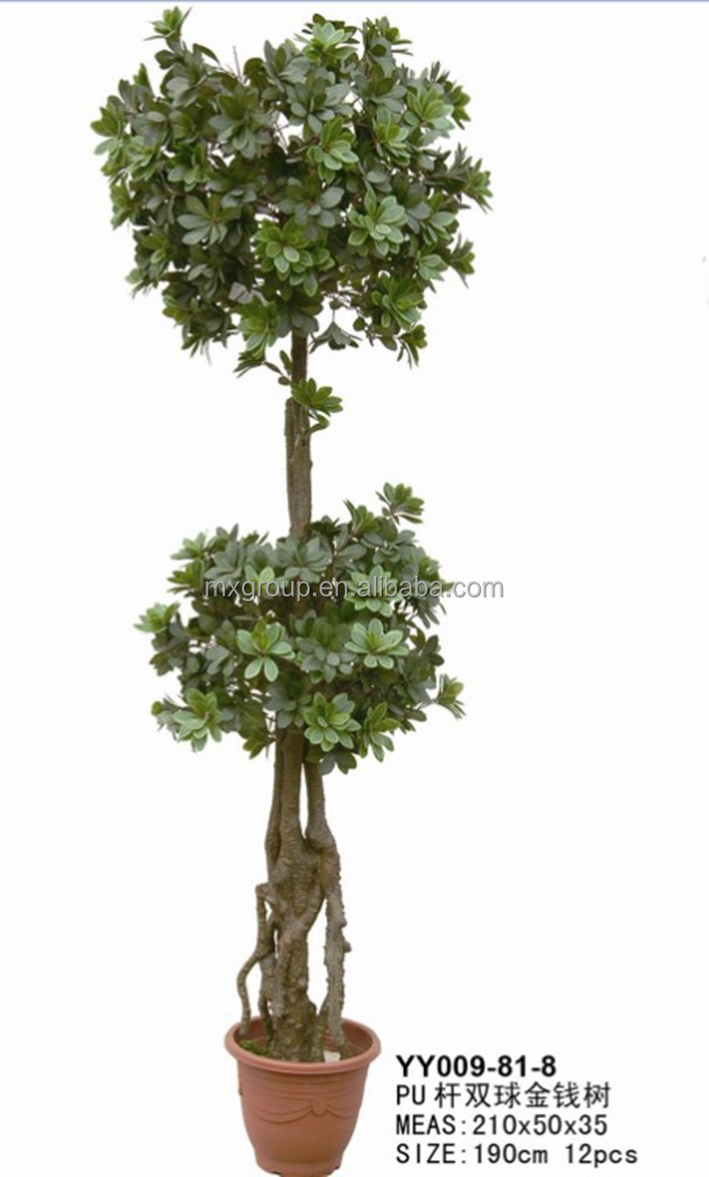 人工的な屋外の花工場高品質人工木人工pe装飾の植木鉢屋外人工樹木問屋・仕入れ・卸・卸売り