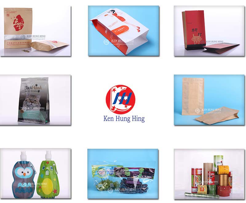 Stand up Kraft Paper Special Tea Bags with Zipper and Window