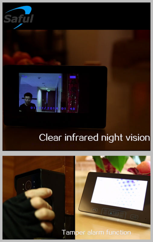 ナイトビジョンワイヤレスビデオドア電話safults-wp708中国の工場問屋・仕入れ・卸・卸売り