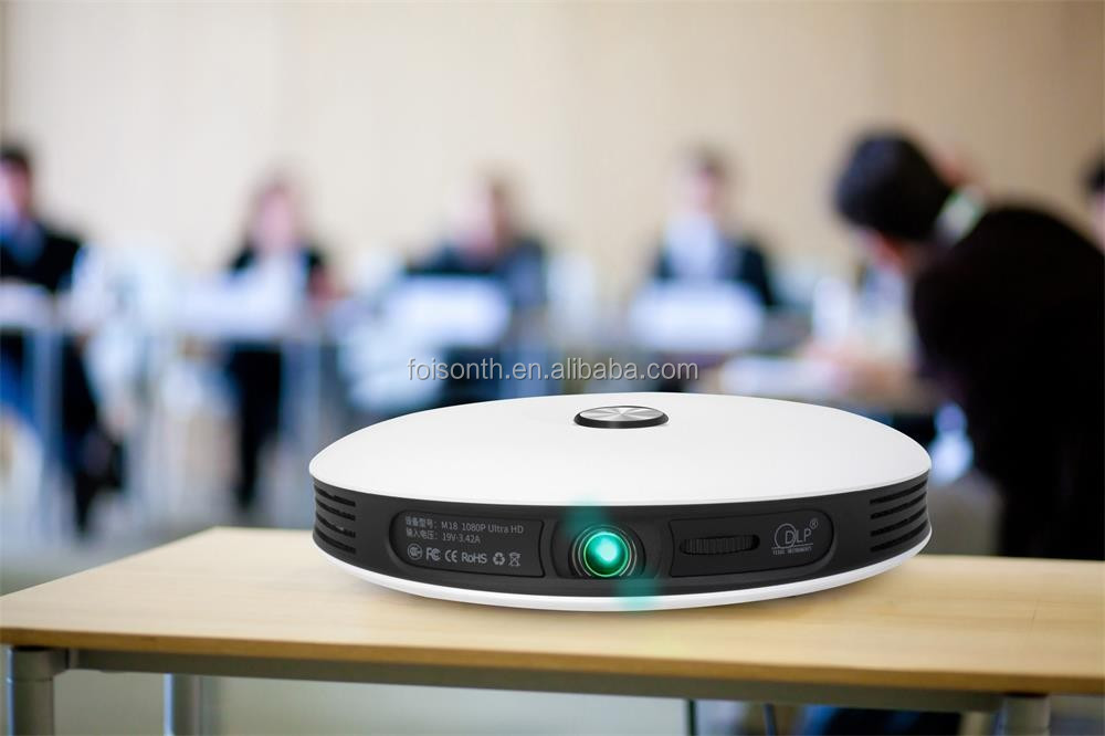 Full HD WiFi 3D Mini Smart Pocket Multimedia Projector for Home/Office/Church Projector