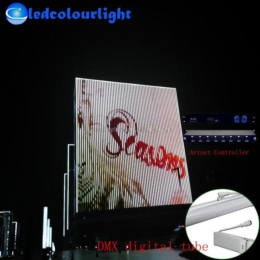 屋外のdmxledビデオスクリーンチューブライト/ip65ディスコ照明ledチューブライト熱い販売仕入れ・メーカー・工場