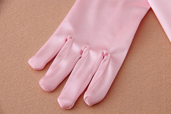 カスタム結婚式の赤いサテンの手袋仕入れ・メーカー・工場