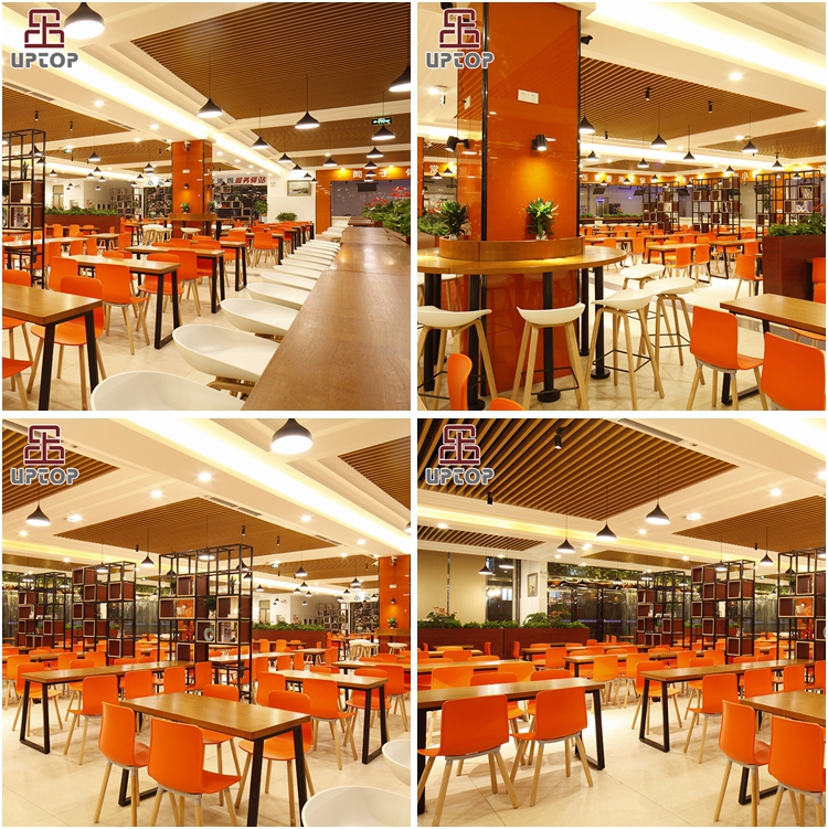 (sp-cs394) Chinese Wholesale Cheap Fast Food Restaurant Furniture With Restaurant Table And ...