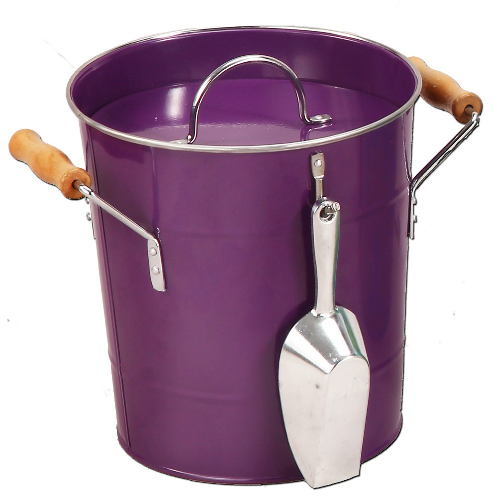 Galvanized Steel Ice Bucket With Scoop And Inner Buy Ice Bucket,Metal