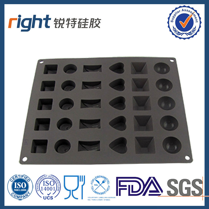 different shape silicone chocolate bar mould