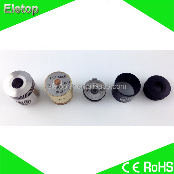 Eletop high quality 1:1 clone rebuildable V2 atomizer tobh atty