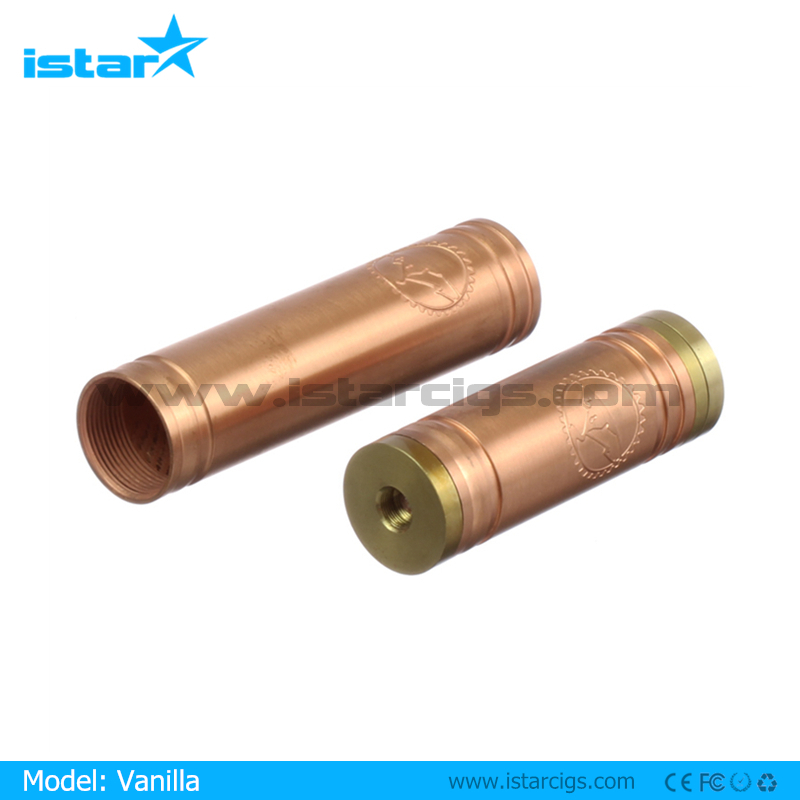 best selling new product copper e-cigarette mechanical mod vanilla mod