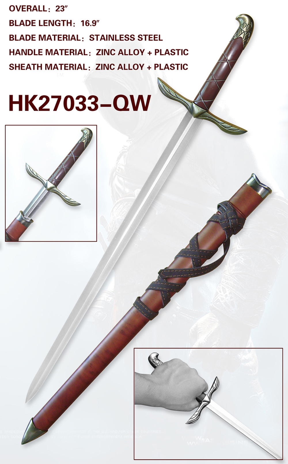 440 Stainless Steel Medieval Sword Buy 440 Stainless Steel Medieval