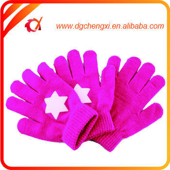 クリスマスのギフトのための手袋/手袋の印刷ハートのロゴ仕入れ・メーカー・工場