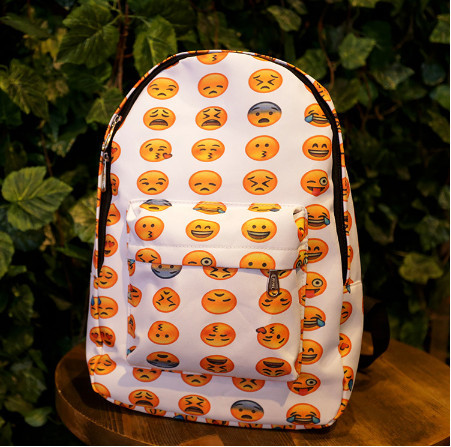 卸売ファッションバックパックemoji2015emoji新デザインカスタムバックパック仕入れ・メーカー・工場