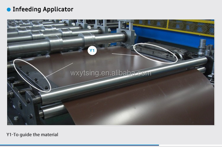 YTSING-YD-0457渡さceとiso認証施釉段ボールシート金属屋根ロール成形機仕入れ・メーカー・工場