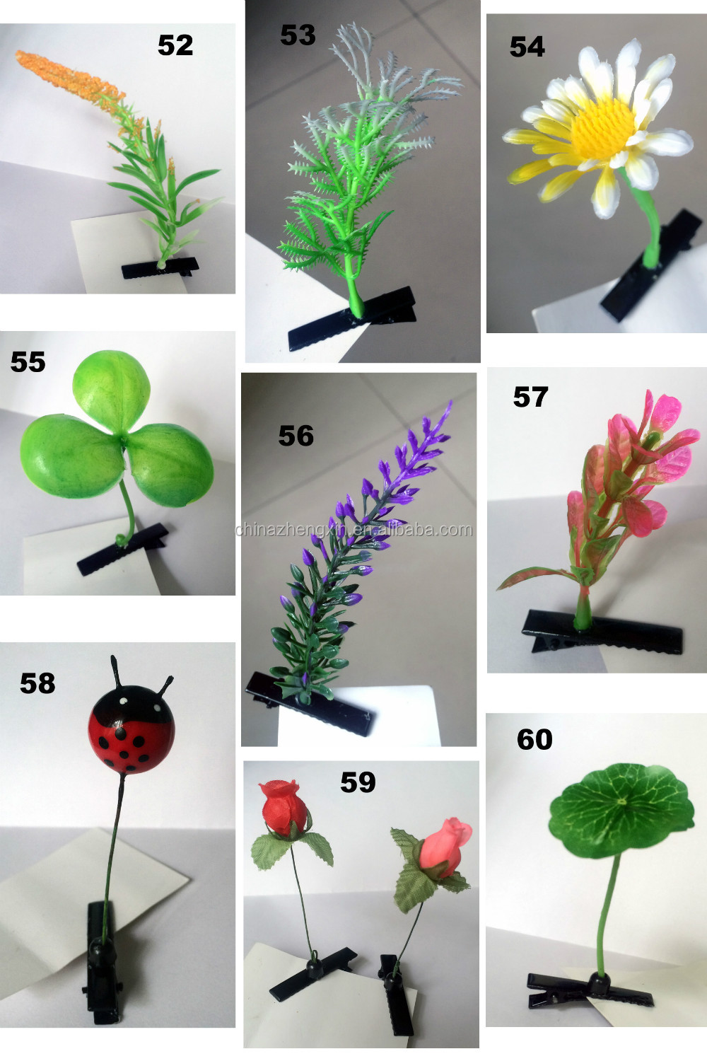 新しいホットかわいい植物の子供のヘアークリップヘアピン/ヘアピン仕入れ・メーカー・工場