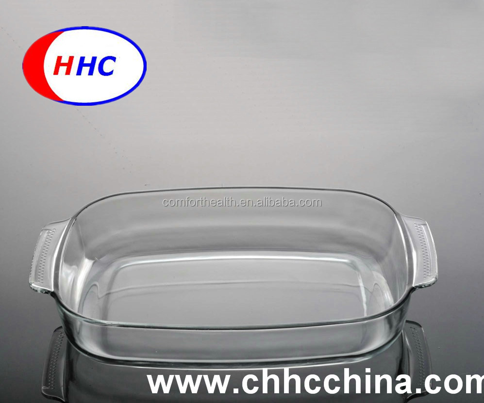 ガラスの耐熱皿3個長方形のガラスの耐熱皿電子レンジ安全なホウケイ酸ガラスの耐熱皿セット( 1.0リットル、 1.5l、 2.2l)問屋・仕入れ・卸・卸売り