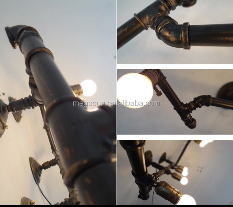 アメリカの工業ヴィンテージロフト水道管壁ランプ仕入れ・メーカー・工場