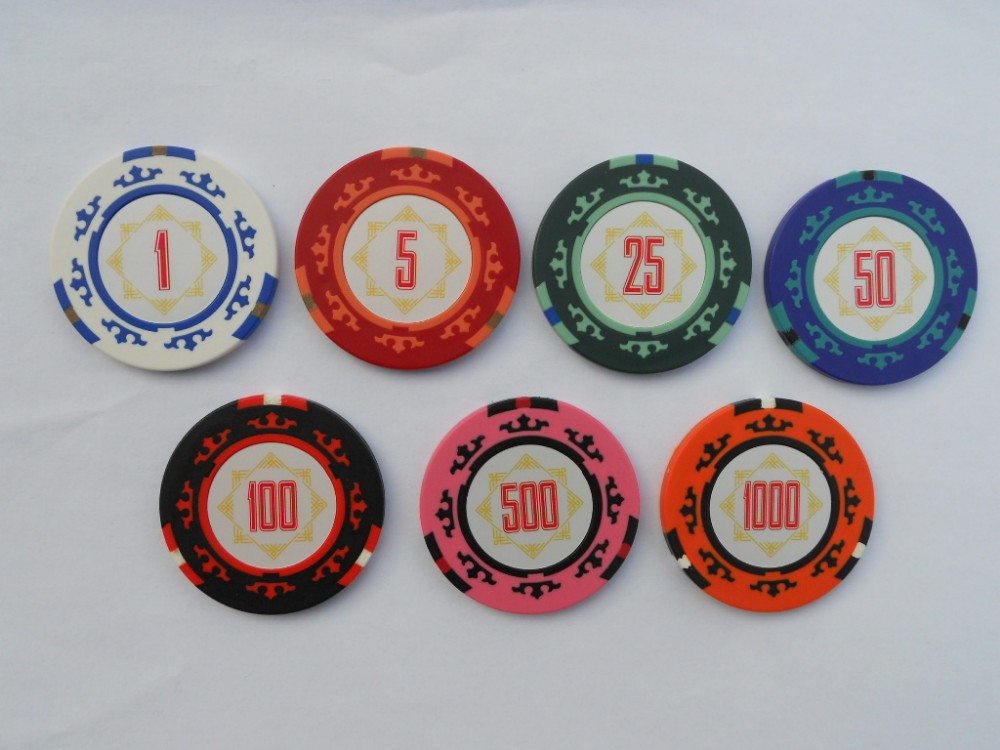 粘土14g3トーン独自のロゴ付きポーカーチップ、 カジノポーカーチップ3色独自のデザインで仕入れ・メーカー・工場