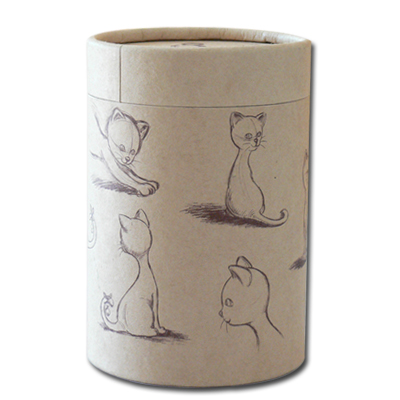 customized round recycled paper storaging cans for SHAN JING