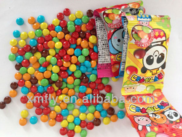 Easter Eggs Shape Colorful Chocolate Candy Beans