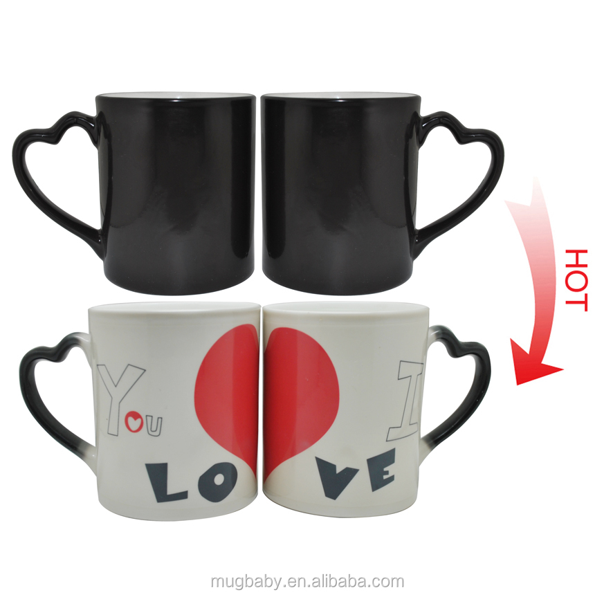 Factory Cheap Novelty Gifts Color Changing Bulk Ceramic Mugs Buy 
