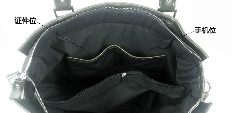 2014 New genuine leather mens leather messenger bag