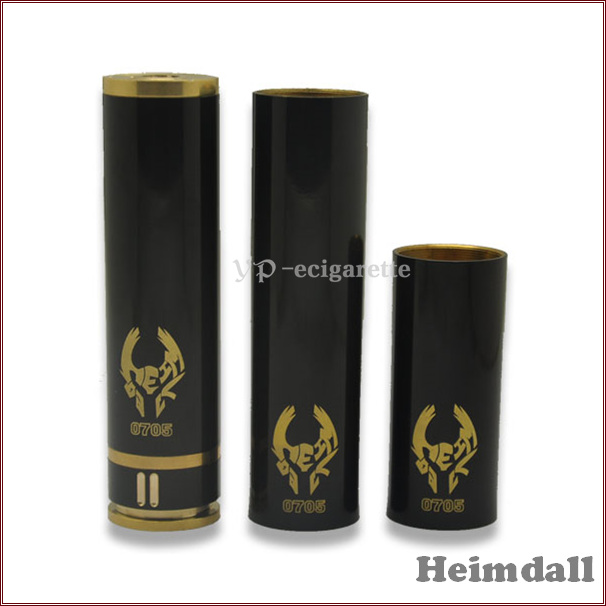 2014 Wholesal ecigator ecig mechanical mod black Heimdall Mod e-cigarette clone Heimdall Mod clone