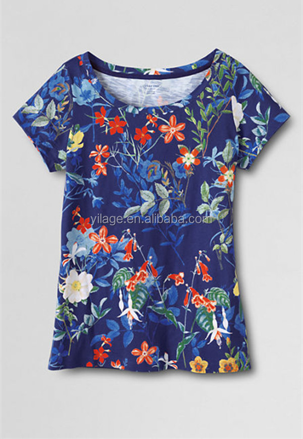 Women's dress printed tee