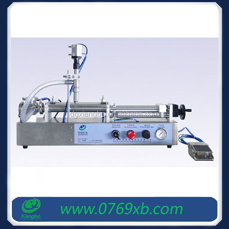 semi automatic liquid filling machine for small industries XBGZJ-500W
