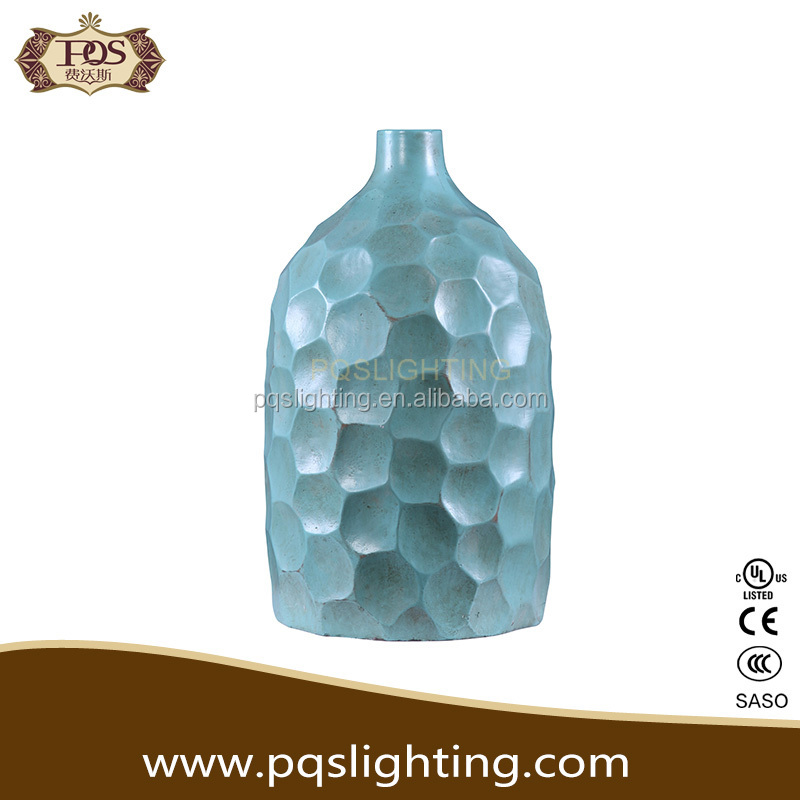 アンティークスタイル青crakleセラミック装飾的な花瓶仕入れ・メーカー・工場