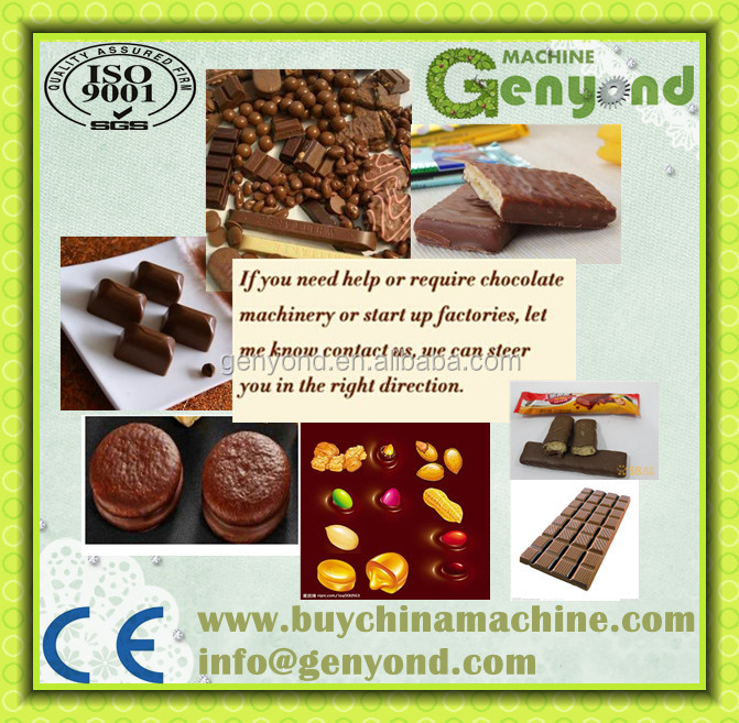 automatice chocolate enrobing machine for wefar/bar /biscuit/cake